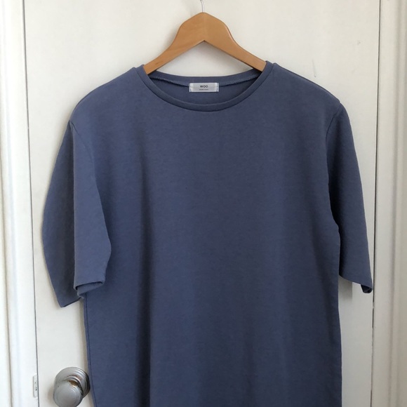 Oversized t-shirt dress in blue - Picture 5 of 5